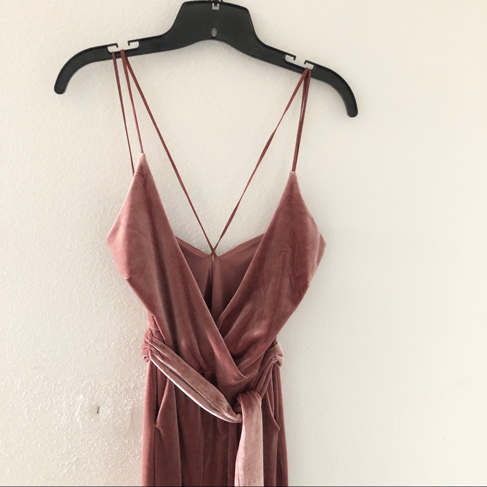 Express Velour Jumpsuit